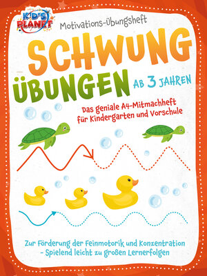cover image of Motivations-Übungsheft! Schwungübungen ab 3 Jahren